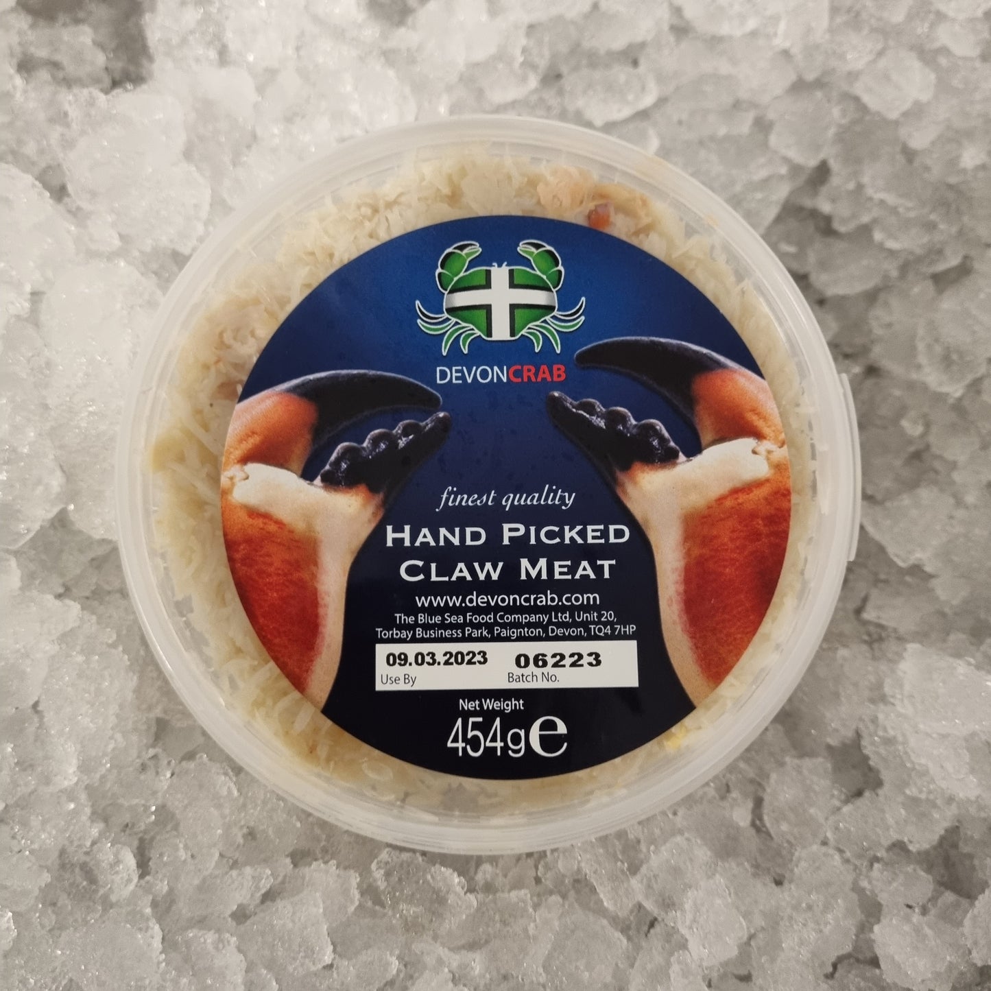 Handpicked White Crab Meat 454g