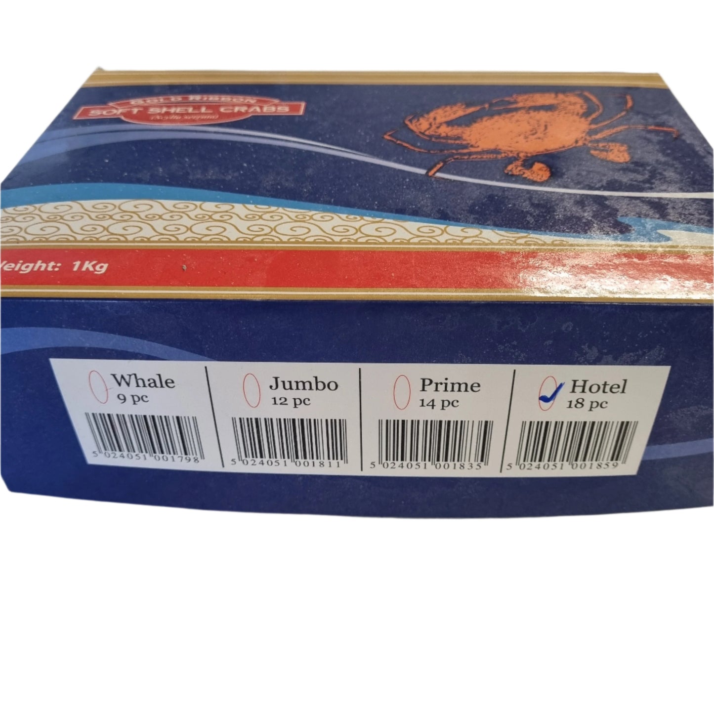 Soft Shell Crab Hotel 50g-65g (18 per box)