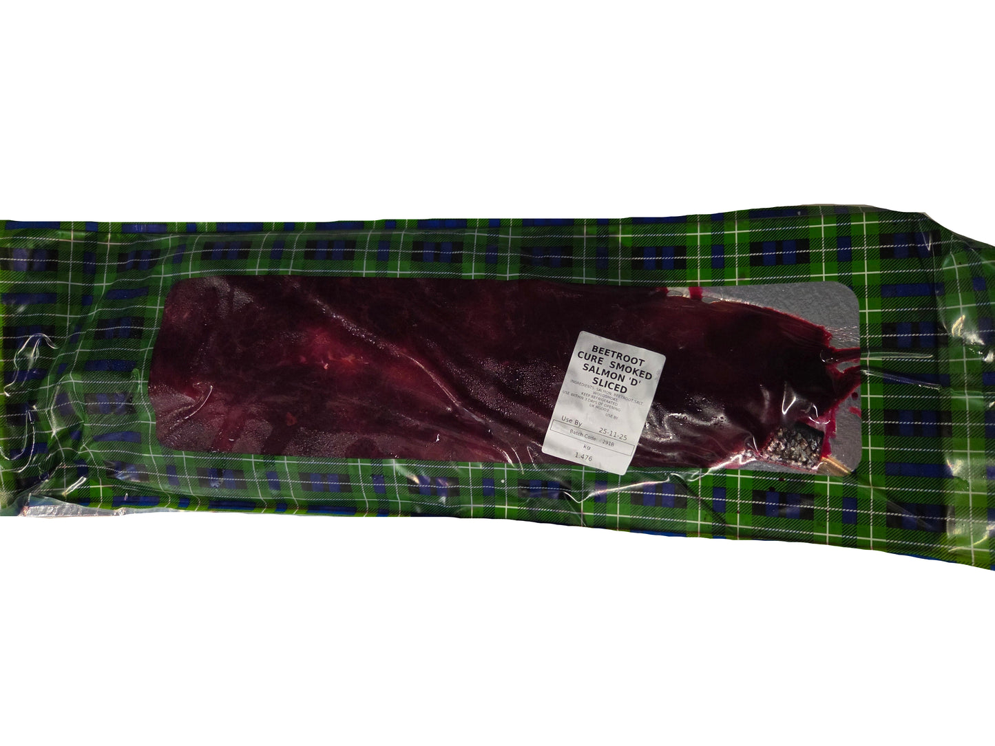 Beetroot cured smoked Salmon