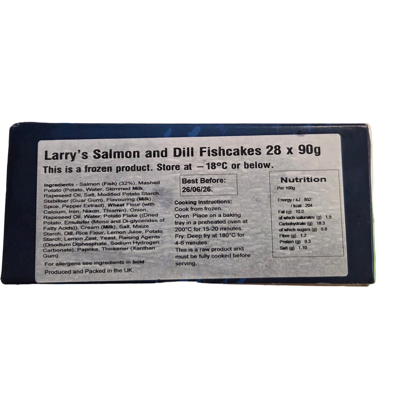 Salmon and Dill Fishcakes 28x90g