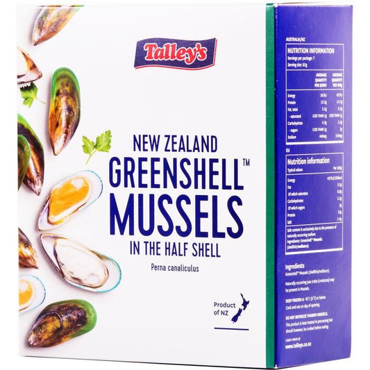 New Zealand Greenlip Half Shell Mussels