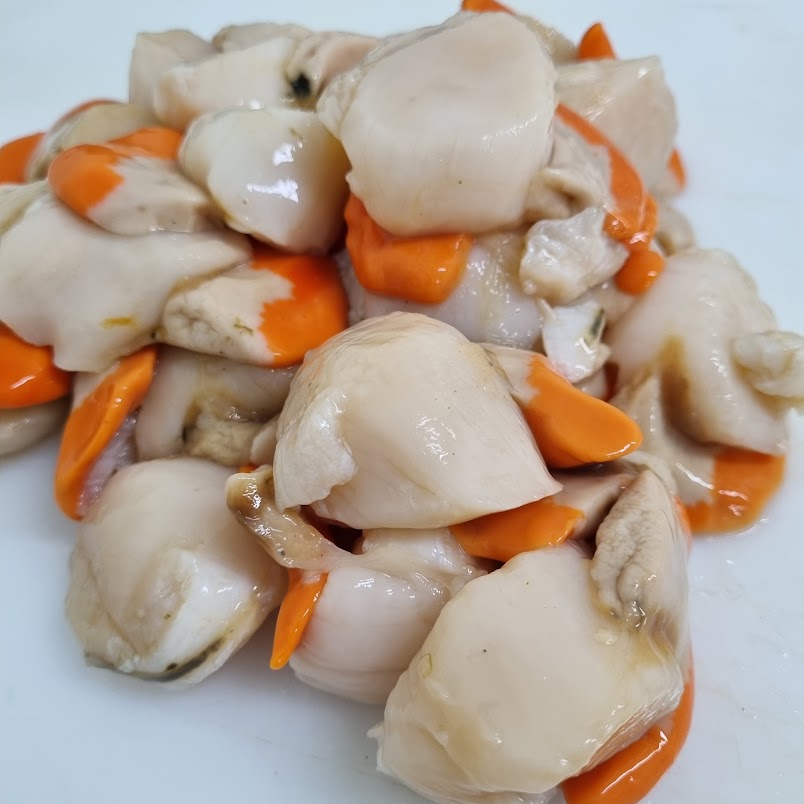 Scallop Meat - Dry Roe-on Shetland