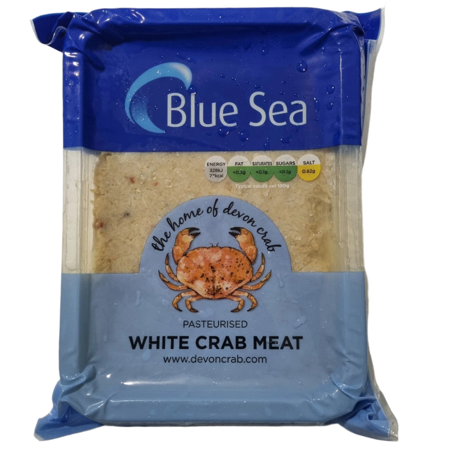 Pasteurized Devon White Crab Meat 454g