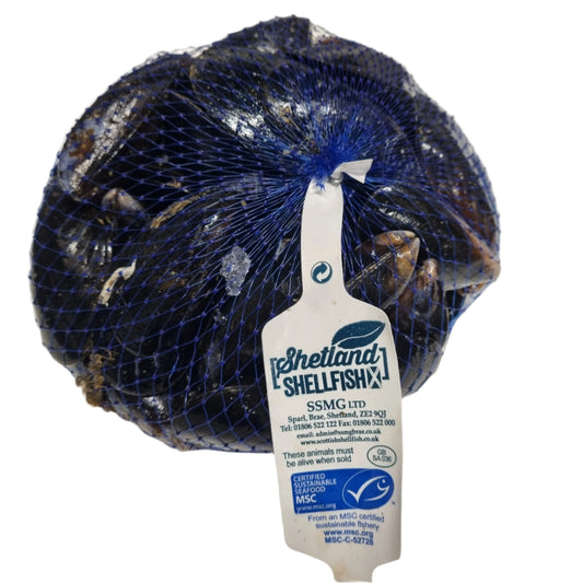Rope Grown Shetland Mussels