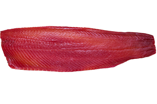 Beetroot cured smoked Salmon